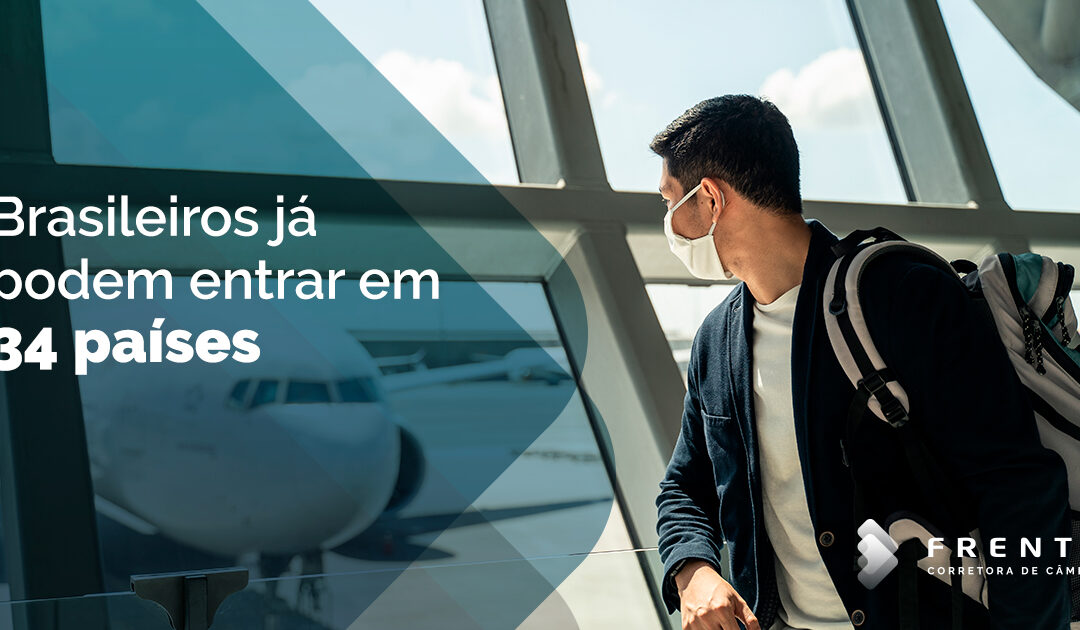 Já sobe para 34 a lista de países que autorizam a entrada de brasileiros